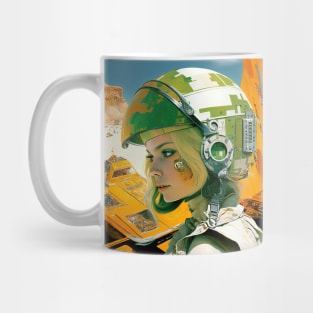 We Are Floating In Space - 53 - Sci-Fi Inspired Retro Artwork Mug